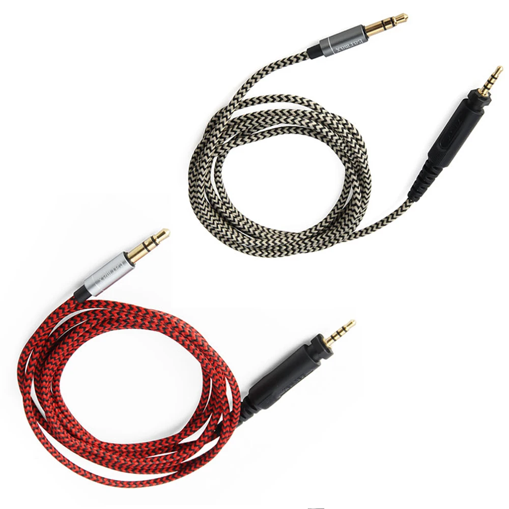 Нейлоновый Плетеный аудио кабель для наушников кабельные шнуры Shure SRH440 SRH840 SRH940