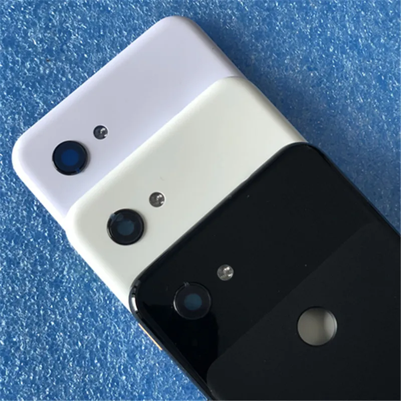 Чехол для задней батареи 5," Google Pixel 3a Axisinternational+ Боковая кнопка громкости питания+ стеклянный объектив+ вспышка+ инструмент