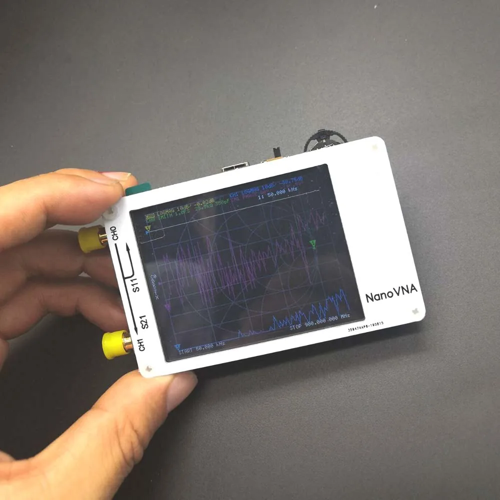 

Latest Mini NanoVNA 2.8 inch Touch LCD HF VHF UHF UV Vector Network Analyzer 50KHz - 300MHz Antenna Analyzer + battery