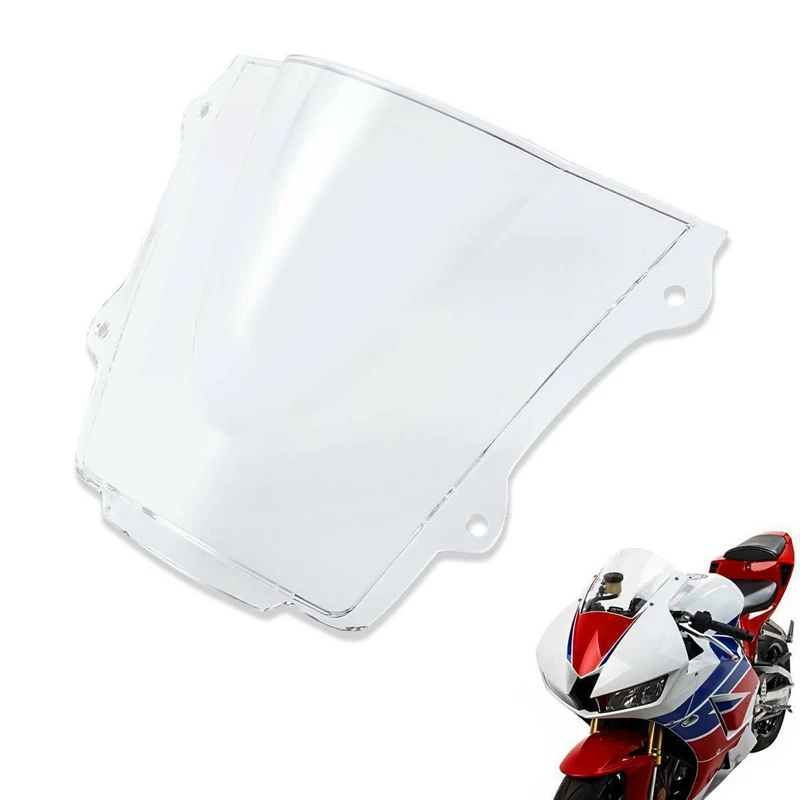 Мотоцикл прозрачный/черный двойной пузырь лобовое стекло для Honda CBR 600RR 600RA 2013