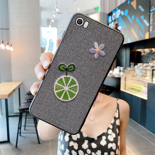 Xiaomi Mi 5 case Cloth pattern leather back cover silicone soft luxury shockproof business capa for Xiaomi Mi5 Mi5 Pro case