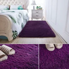 Плюшевый ковер с длинным ворсом ковер для гостиной большой размер противоскользящие спальни мягкие ковры домашние текстильные коврики