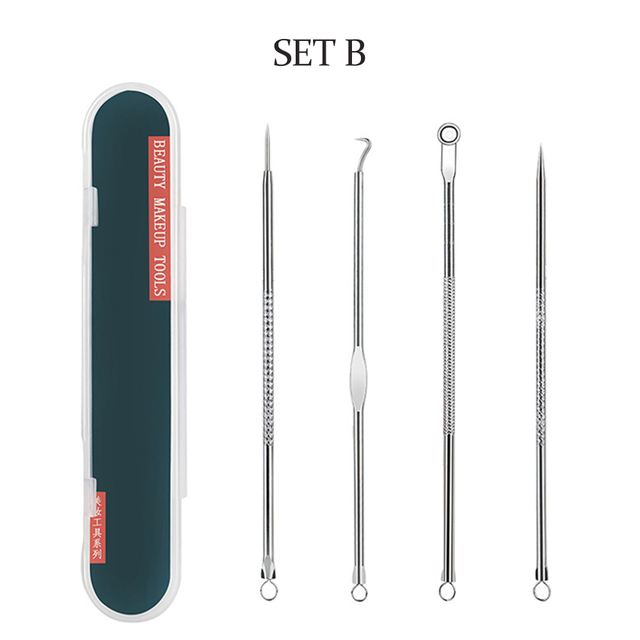 Blackhead Acne Remover Comedone Black Spot Blemish Pimple Removal Needle Facial Care Skin Cleansing Pore Cleanser Beauty