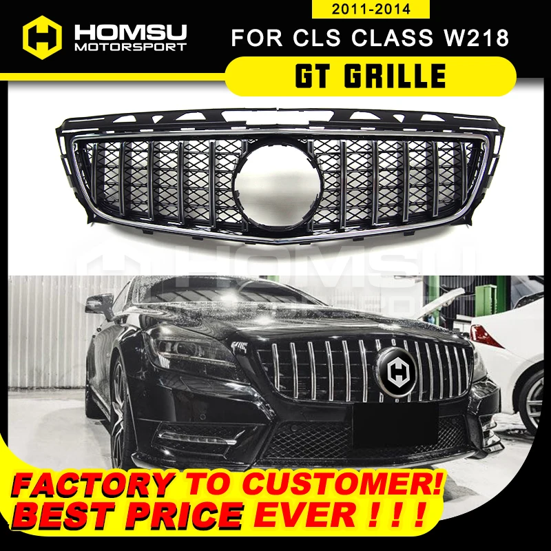 Автомобильная сетка Gt решетка для bens W218 CLS300 CLS350 CLS550 год 2012 2013 2014 гоночная без
