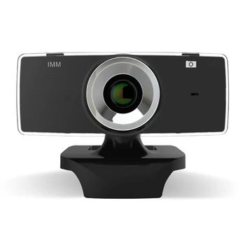 

360 Degree Webcam HD Web Camera with Built-in HD Microphone USB 2.0 Plug CMOS Web Cam MIC Clip-on For Skype Computer Desktop