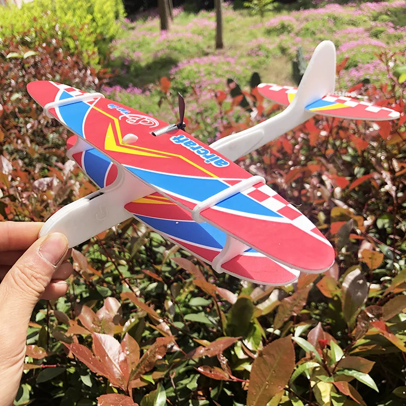 Стиль Электрический емкость usb зарядка самолет ручной бросок планер онлайн знаменитости Собранный циклотрон самолет игрушка