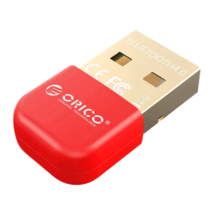 Портативный приемник Bluetooth USB Bluetooth адаптер APT-X низкая задержка компьютерный передатчик беспроводной приемник - Цвет: Красный