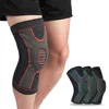 1Pcs S-2XL Large Size Runing Hiking Nylon Silicon Padded Knee Pads Support Brace Patella Protector Kneepad For Fat Person 2