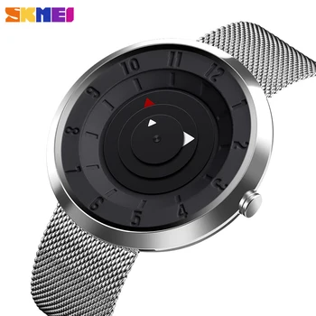

Men's Quartz Watch Luxury Stainless Steel Men Wristwatch Simple Design Quart Watches Fashion Mens Bracelet Clock