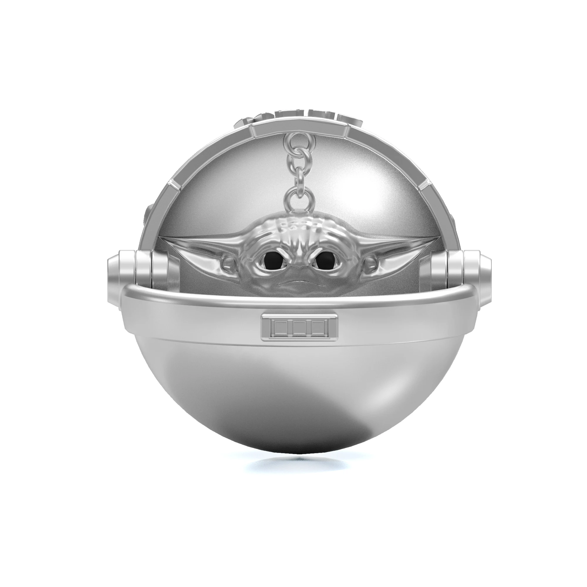 Детские йода Серебристый Брелок для ключей на Мандалорское KeyringHanging цепи с