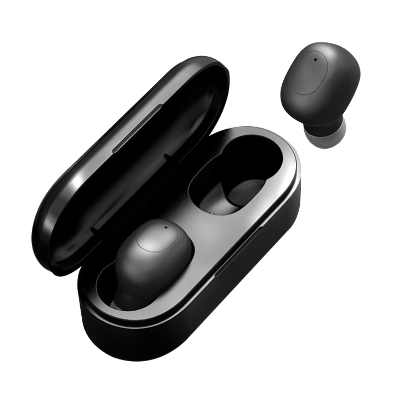 Black Bluetooth наушники беспроводные наушники мини TWS спортивные наушники для airdots Xiaomi Note 8 стерео гарнитура fone de ouvido для sony - Цвет: Black