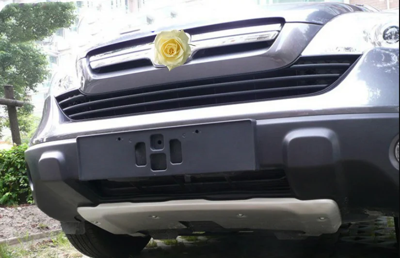 2 шт. Подходит для Honda CRV CR-V 2007 2008 2009 Алюминиевый Сплав передний и задний бампер направляющая пластина автомобильный Стайлинг