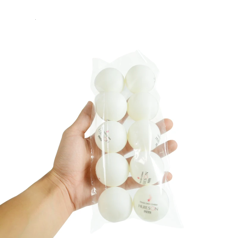 Huieson 10Pcs New Material Table Tennis Training Balls 40mm+ One Star ABS Plastic Ping Pong Balls for Teenagers Club Training (2)