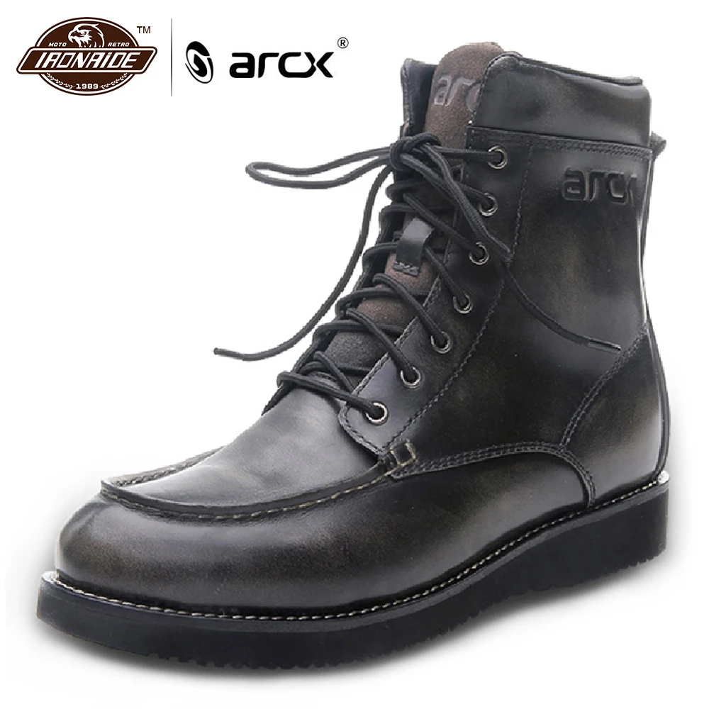 mens vintage motorcycle boots