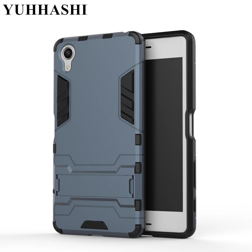 Yuhashi противоударный жесткий чехол-подставка для sony X, чехол для телефона с держателем для sony X, чехол-бампер для sony X