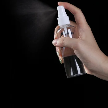 

1PC 50/100ML Refillable Empty Spray Bottles Transparent Cosmetic Containers Portable Makeup Tools Accessories
