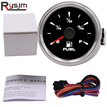 

Universal 52mm Pointer Fuel Level Gauges digital fuel gauge 0-190ohm or 240-33ohm 0-180ohm Fuel Level Meters for boat