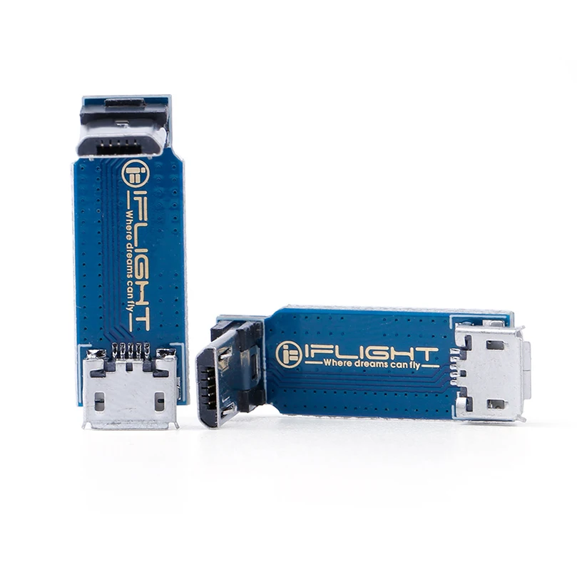 

iFlight Micro USB Adapter 90 Degrees L-shaped Right Angle Board Adjustment Extension Board for RC FPV Racing Drone Quadcopter