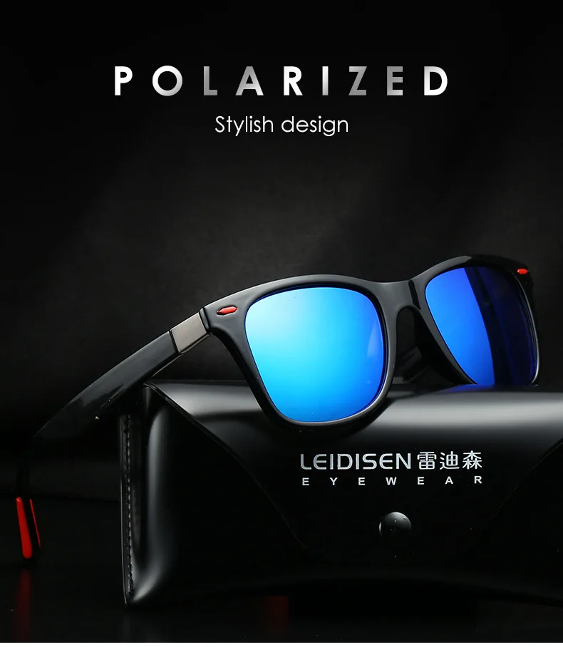 

Classic Sunglasses Men Polarized Brand Designer Sunglasses UV Protection Vintage Driving Goggles Rivet Male Cool