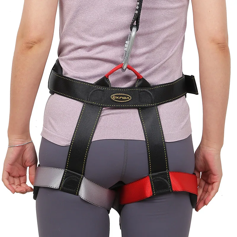 Xinda Aerial Yoga Safety Belt Indoor Fitness Sling Suspended Widened Waist Guard Leg Protective Shorts Yoga Harness