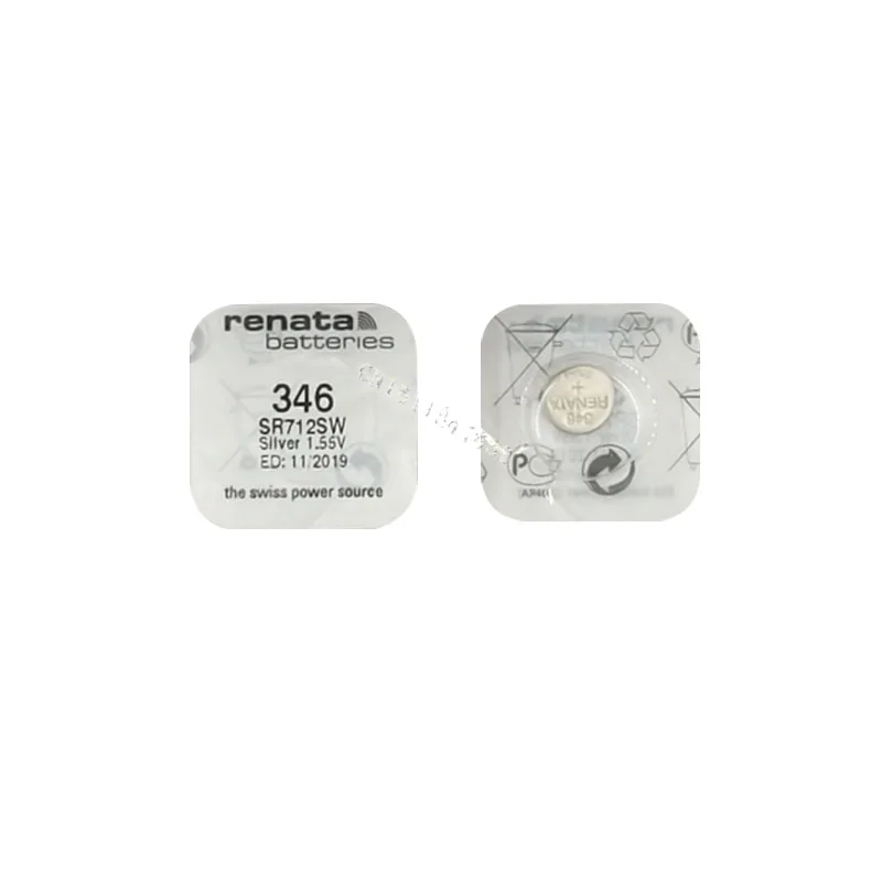 20 xrenata Серебряный оксид часы батарея 346 SR712SW 712 1 55 V 100% оригинальный бренд renata