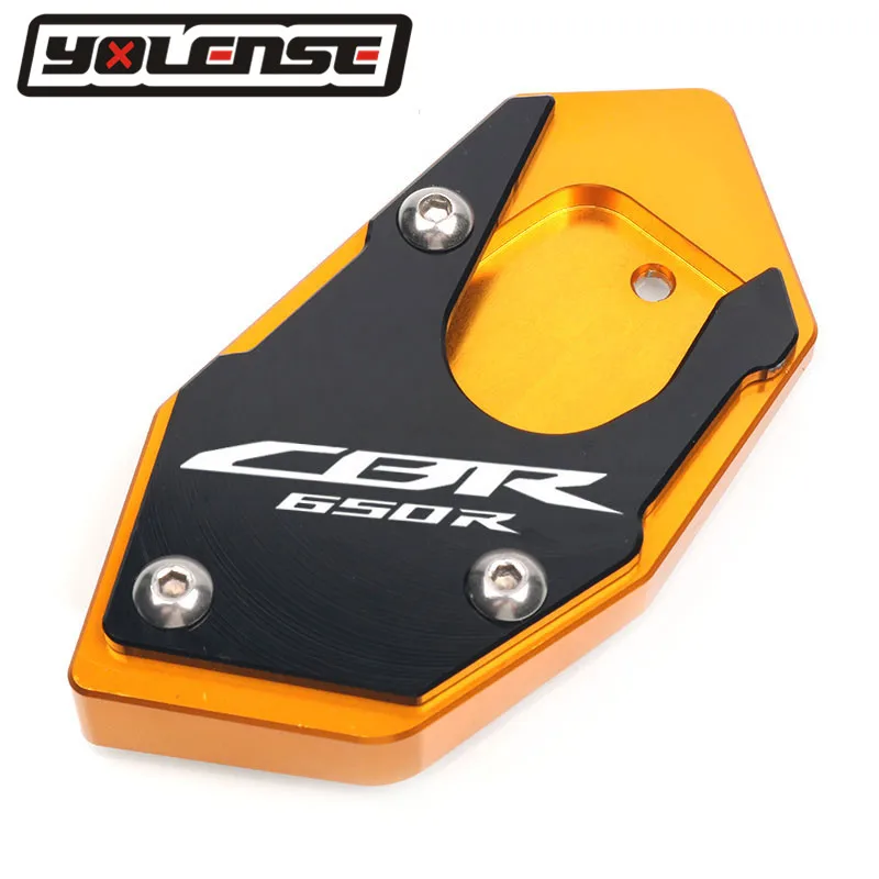 cbr650 r motocicleta cnc kickstand pé suporte