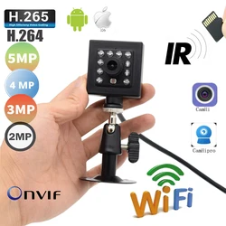 4K 8MP 2MP 3MP 5MP 1920P HD 940nm IR SD Card Audio Mini IR Wifi IP Camera for Car &Industry Bird Nest P2P CCTV Camhi Camhipro