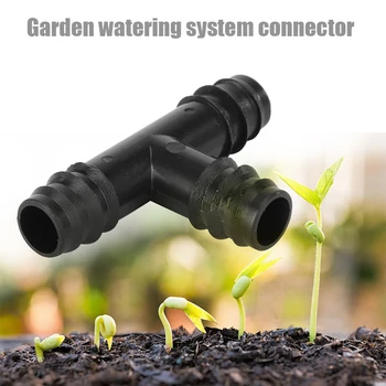 

10pcs 16mm PE Pipe with Sufficient Durability and Ruggedness Connectors Gardening Watering System Joints Tee Elbow Plug