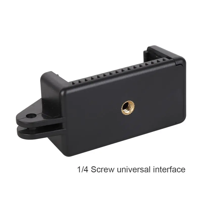 

Adjustable Phone Holder Clip Bracket Clamp Mount with 1/4" Screw Hole for Selfie Self-Timer Monopod for Tripod smartphones