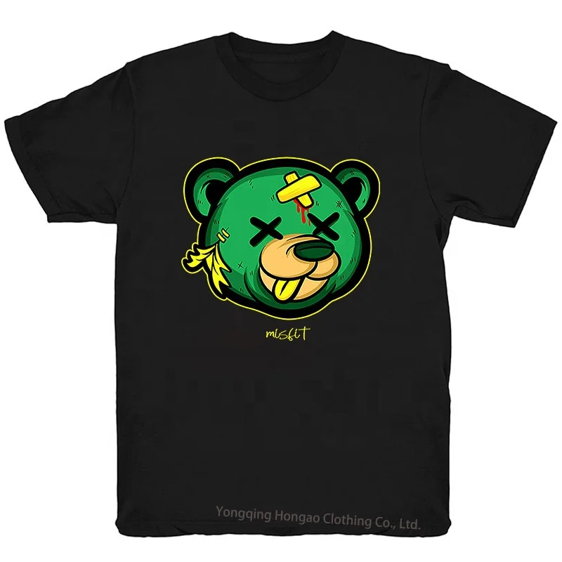 

2021 New Fashion Hot Sale Men And Women Teddy Bear T ShirtMen's Printed Summer T-shirts 100% Cotton Crewneck T-Shirt