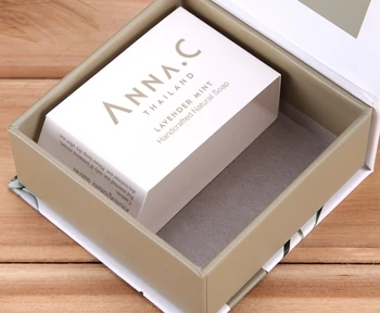 

Matte Lamination brown kraft paper soap box packaging Custom Printed Packing Boxes With Flat Packing ---DH10310