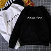 Womens Letters FRIENDS Print Long Sleeve Hoodie Sweatshirt 5 Colors S M L XL Brand New 2022 Ladies Slouch Pullover Jumper Tops ► Photo 3/6