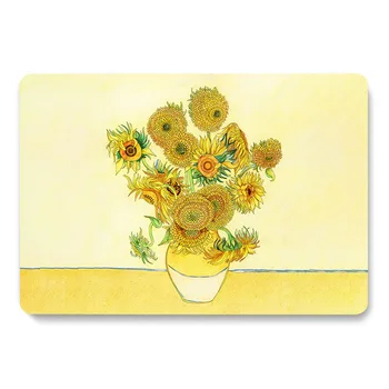 

Sunflowers Vincent Van Gogh Pattern Laptop Case For MacBook Air 11.6 12 13.3 Retina New Pro 15.4 16 inch Cover
