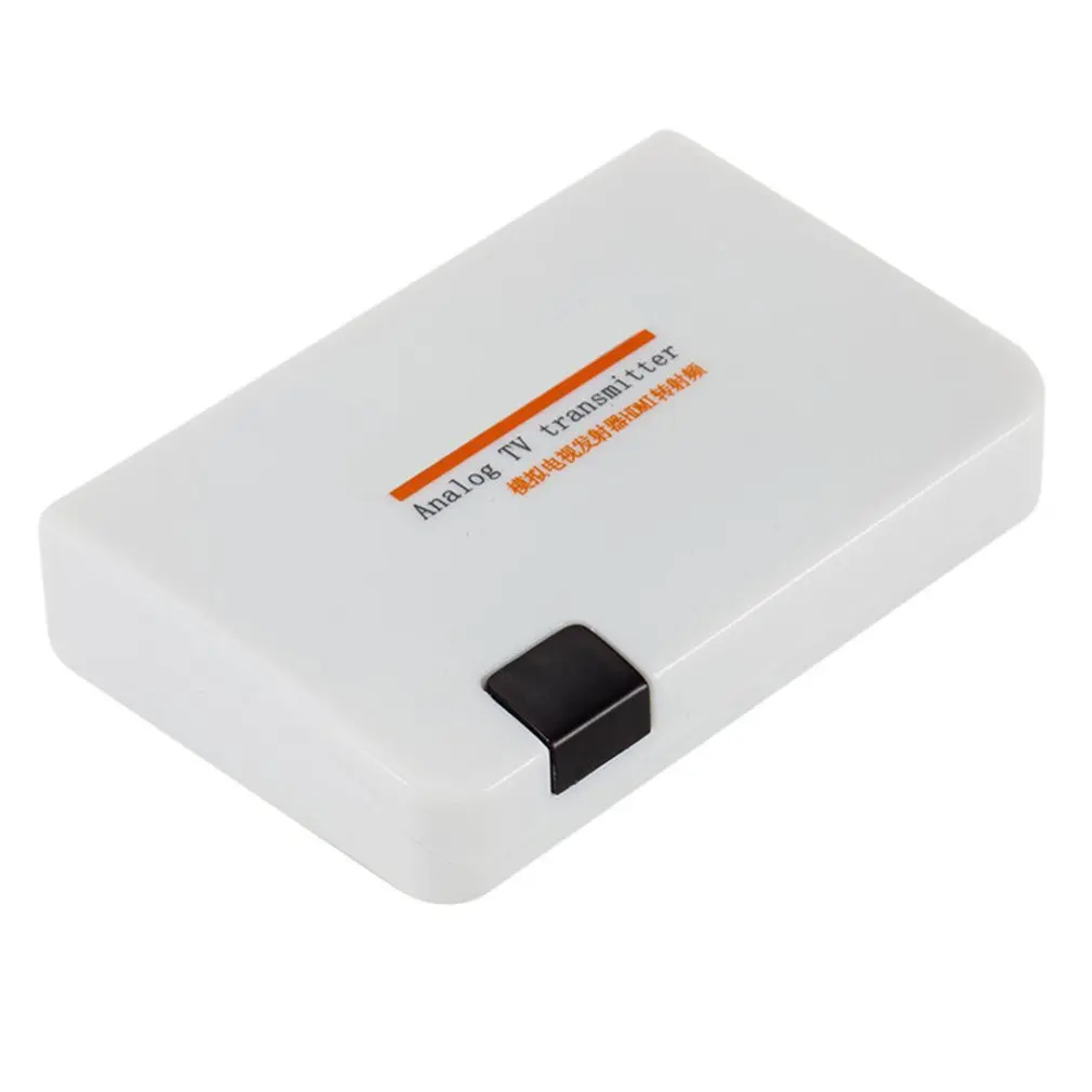 Universal HDMI-compatibility To RF Coaxial Converter Box Adapter Cable with Remote Control Power Supply for TV Converting