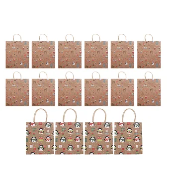 

16Pcs Gift Bags Chic Delicate Durable Tote Wrapping Pouch Wrapping Bags Storage Bags Gift Tote Bags Packaging Bags for Christmas