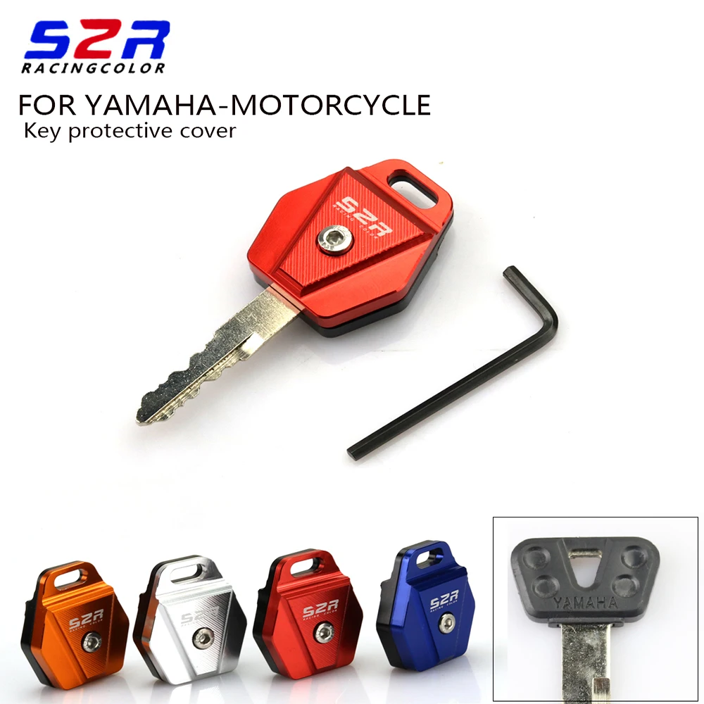 

motorcycle keys cap Redress decoration key head for yamaha YBR125 YB 125 RS100 JOG100 YS250 CNC aluminum creative keys cover