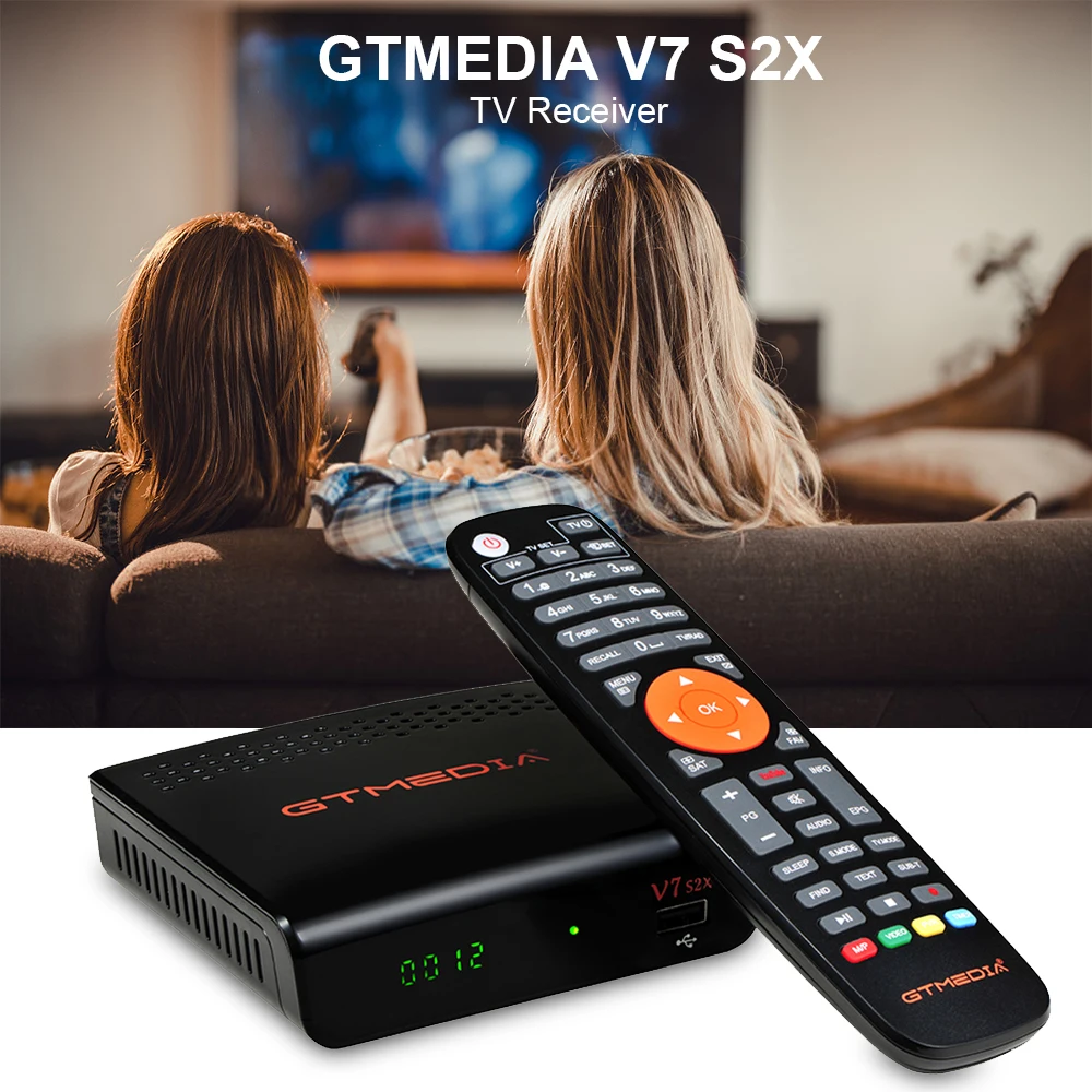 ТВ-приемник GTMEDIA V7 S2X новый HD 1080P поддержка DVB-S/S2/S2X AVS + VCM/ACM/Multi-stream/T2MI BISS Auto Roll