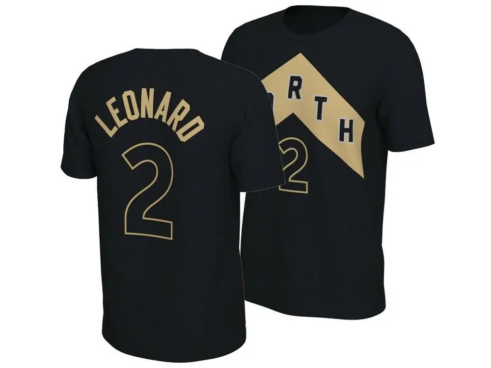 Kawhi Leonard #2 имя и номер North-Black T-Shirtprin Ted футболки мужские модные 2019 повседневные