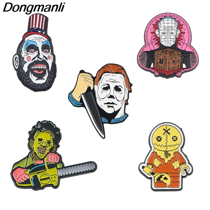 P4205 Dongmanli мультфильм Hellraiser Эмаль Булавка броши металлическая брошь булавки
