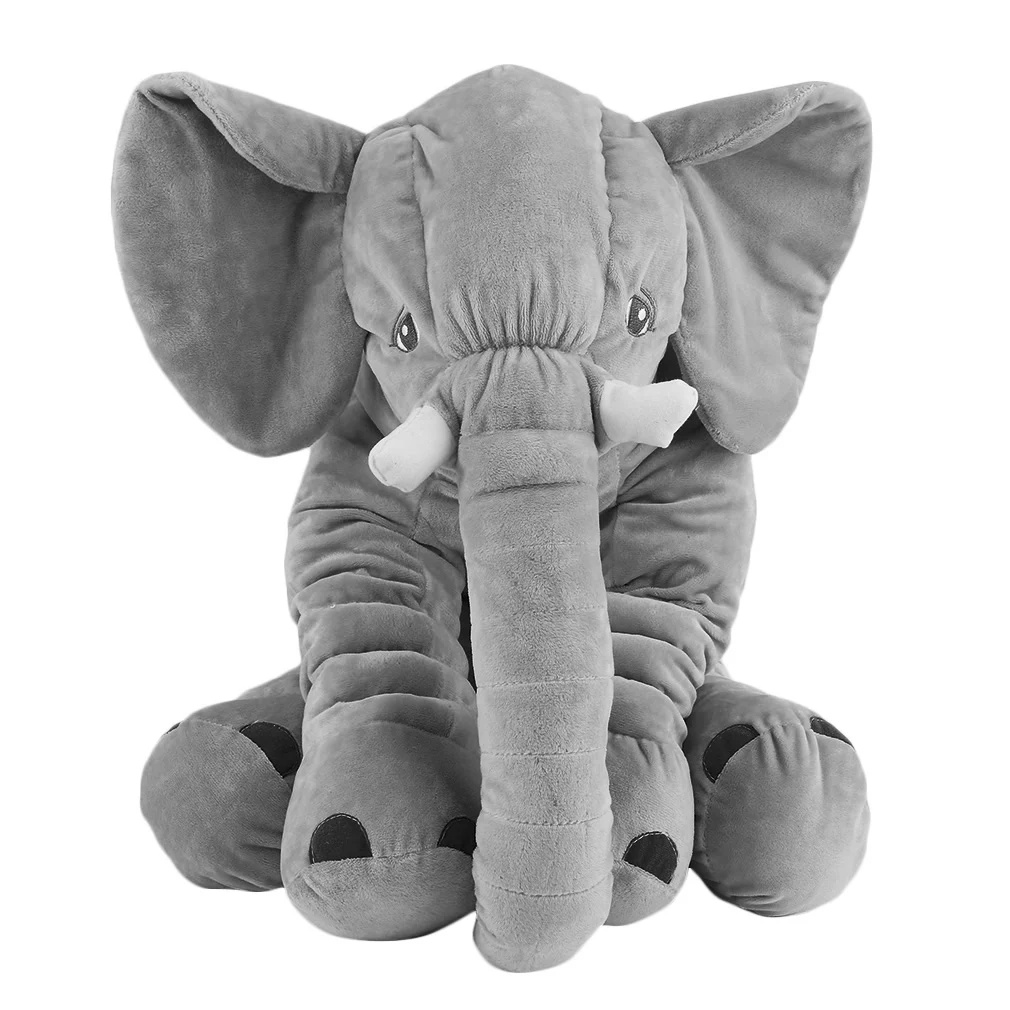 10-15 Days Ship To Russian 60CM Soft Elephant Animal Pillow Baby Plush Doll Toy Stuffed For Kids Sleeping Toys Christmas Gifts |