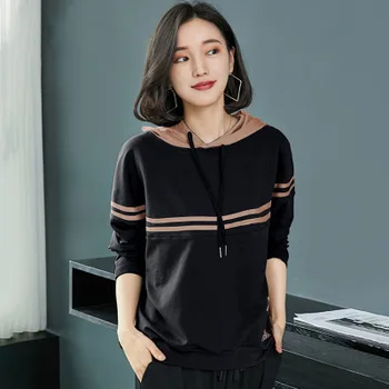 

Women Sweatshirt hoodies solid casual print loose plus size For women hoodies