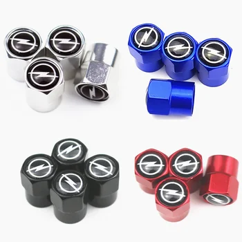 

New 4PCS Auto Wheel Tire Valve Stem Caps Cover For OPEL Corsa Insignia Astra Antara Meriva Zafira Car accessories