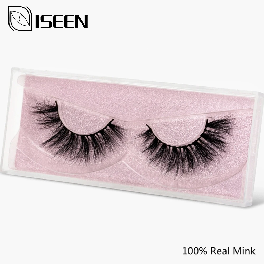 

1 Pairs 3D Mink False Eyelashes Handmade Fake Eyelashes 0 cruel reusable eyelashs Glitter Packaging