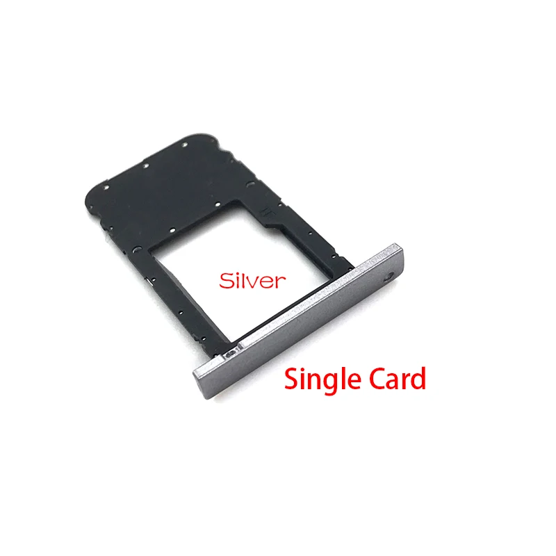 Слот для сим-карты SD лоток держатель адаптер для huawei MediaPad T3 10 AGS-L09 AGS-W09 AGS-L03 T3 9,6 LTE - Цвет: Wifi Version Sliver