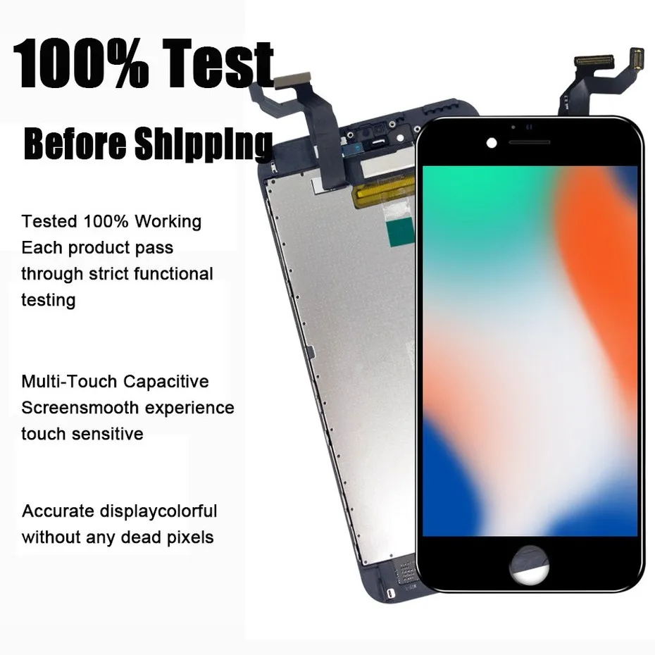 PINZHENG OEM Screen LCD For iPhone 5S SE 6 6S 7 8 Plus Original Color Display Assembly Digitizer With 3D Touch Replacement LCD