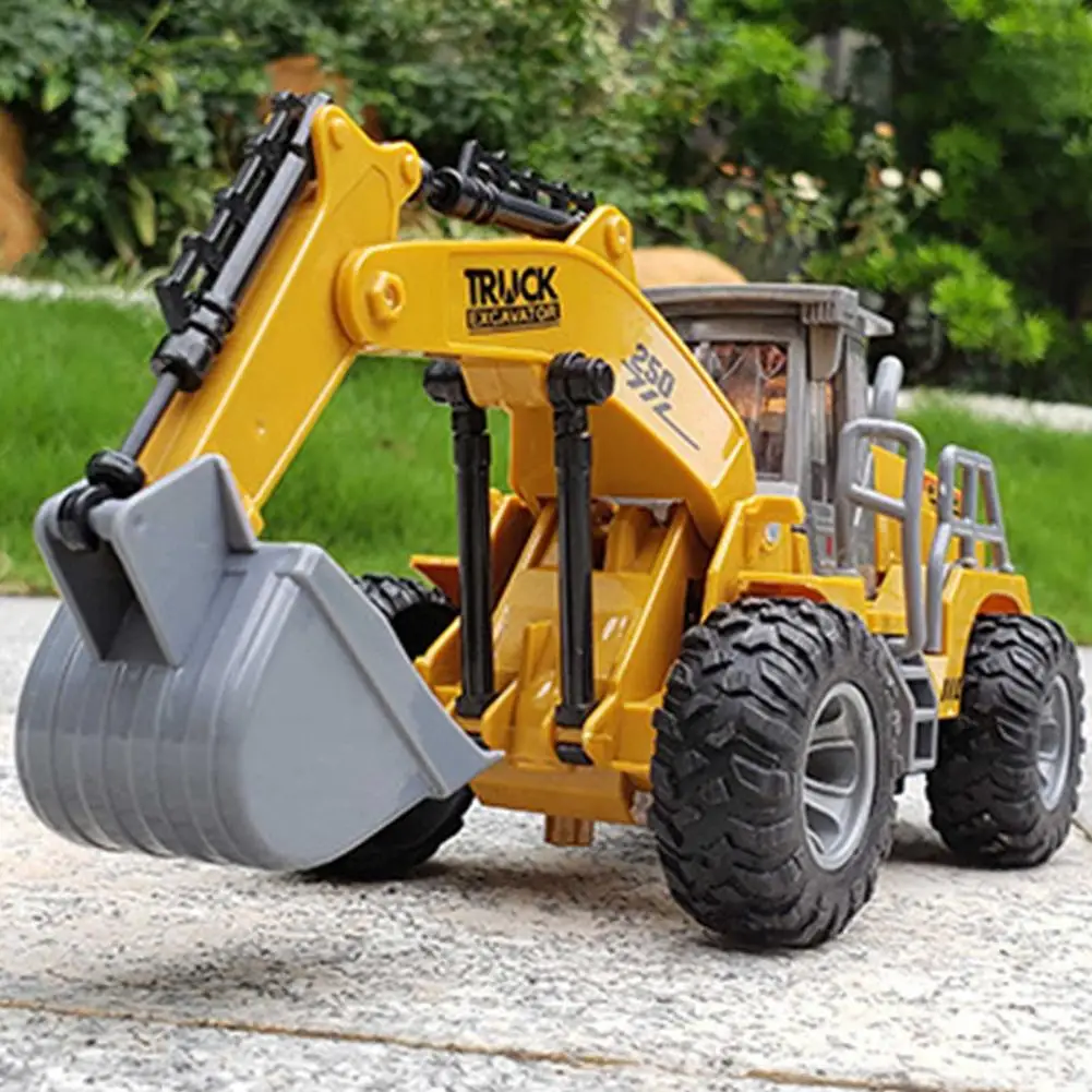 

RC Engineering Vehicle 5-channel Electric Wireless Remote Control Bulldozer With Light Children's Toys For Boys Christmas Gifts