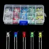 200Pcs 3MM LED Diode Kit Mixed Color Red Green Yellow Blue White + BOX ► Photo 3/6