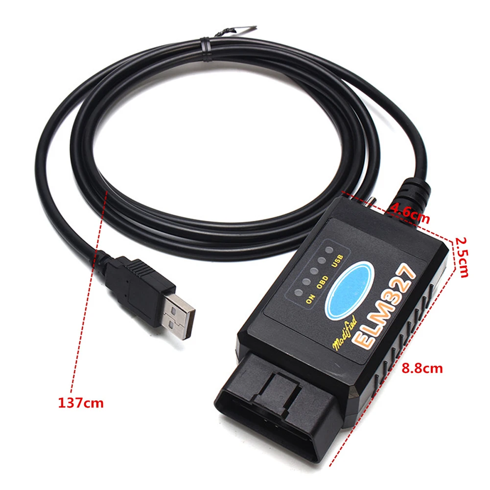ELM327 USB OBD2 модифицированный диагностический сканер инструмент для Ford MS-CAN HS-CAN Mazda