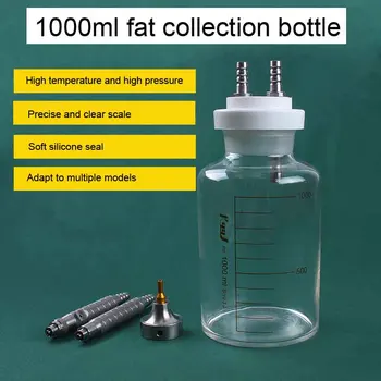 

1000ml fat collection bottle can be sterilized high temperature and high pressure grease storage bottle water injection silicone