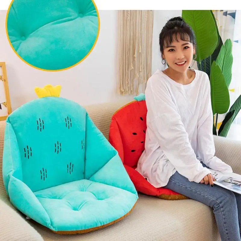 Два размера детское сиденье, утолщенная детская диванная подушка, мультяшная подушка для офисного стула, подушка для автомобиля 45*45 см 40*40 см